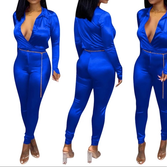 COPY - 🔥🔥Sexy Satin-Look 2 pc Set New W/O tags🔥🔥 - Picture 2 of 2